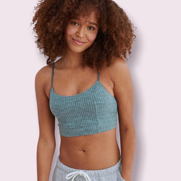 aerie Other - Aerie Chill Ribbed Longline Bralette